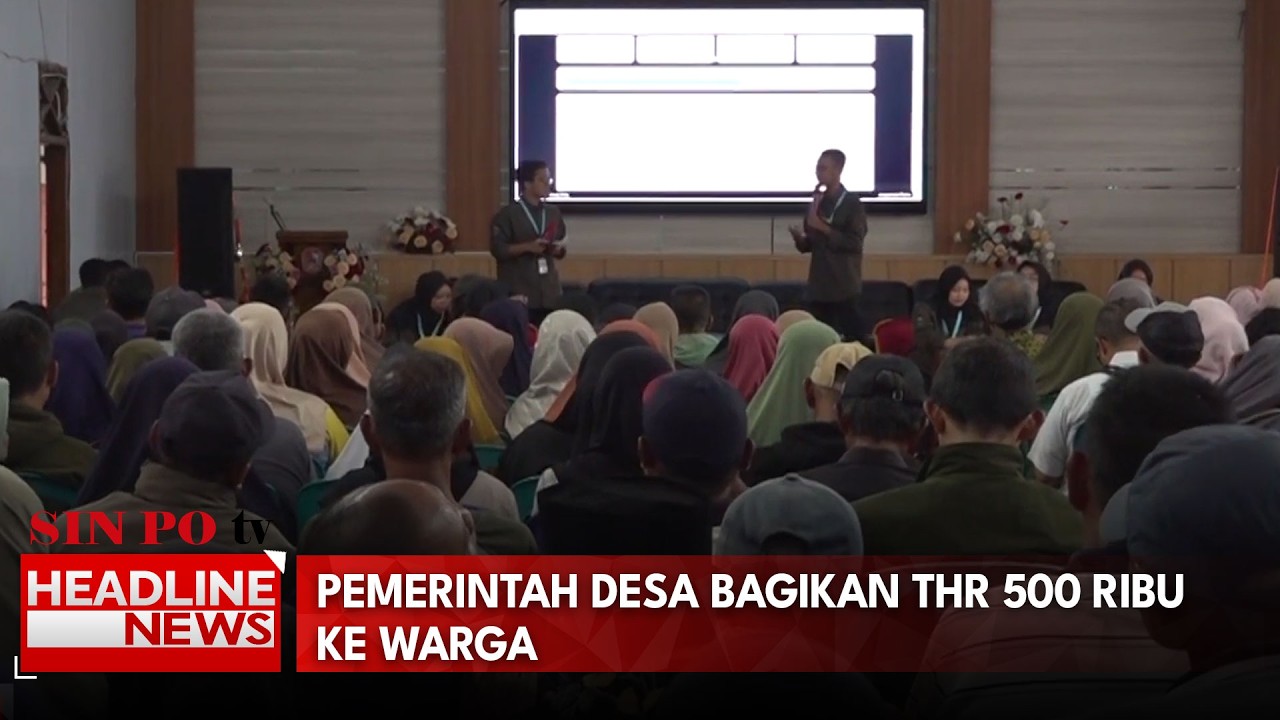 Pemerintah Desa Bagikan THR 500 Ribu Ke Warga