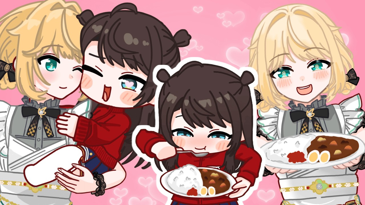 【手描き】いろはの料理が美味すぎて結婚したい大空スバル【大空スバル/風真いろは/ホロライブ/ホロライブ 切り抜き/hololive】