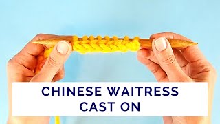 Two Ways to Make Double Chain (aka Chinese Waitress) Cast On Step by Step