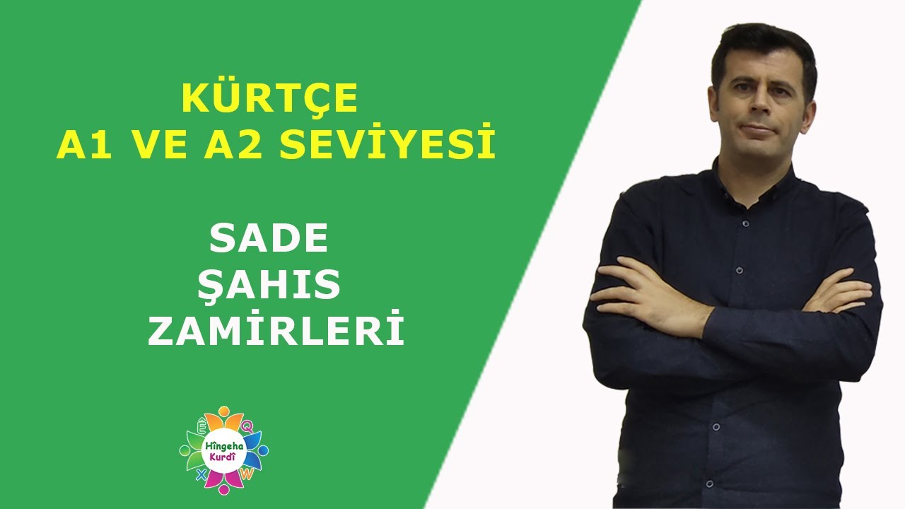 Kürtçe A1 ve A2 seviyesi / Kürtçe sade şahıs zamirleri Ders 4 /Cînavkên kesane yên xwerû #cînavk