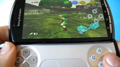 Xperia Play zelda ocarina of time N64oid