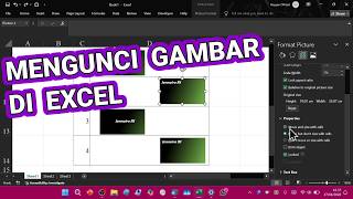 Cara Mengunci Gambar Didalam Sel di Excel (Tutorial di Excel 2019)