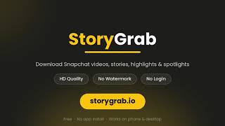 How to Download Snapchat Videos & Stories with StoryGrab screenshot 3