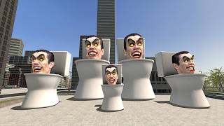 GROUP OF SKIBIDI TOILET G - MAN IN GARRY'S MOD CITY (EPOSIDE 1)