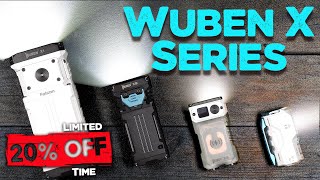 Wuben X Series EDC Flashlights: Unveiling Specifications, Features, and Blazing Brightness Demos