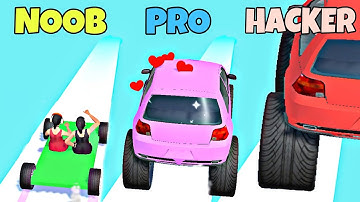 NOOB vs PRO vs HACKER in Assemble Run 3D