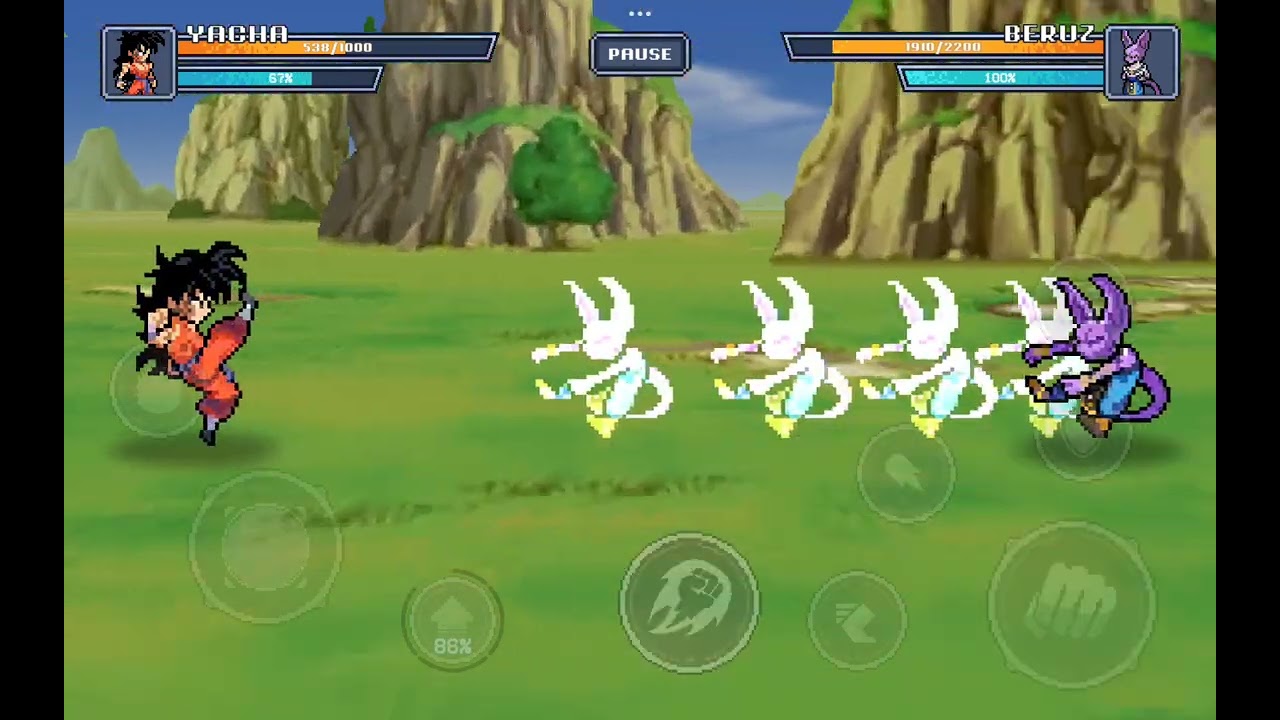 Bills contra yamcha,el verdadero poder de yamcha cap9, bills derrota a yamcha 