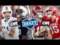 Which NFL Draft QB prospect would a team rather build around? | Beck or Allar, Simpson or Mendoza