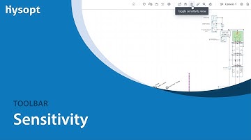 Sensitivity | Toolbar | Hysopt Software Features