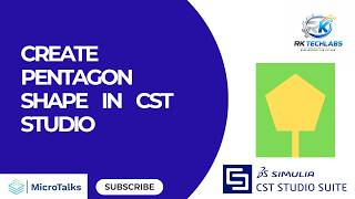 CST Studio Tutorial: Create Pentagon Shape in 2 Minutes! (Step-by-Step Tutorial)