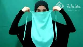 Cadar Tali 2 Layer Tanpa Jahitan Bawah Mata Niqab Purdah