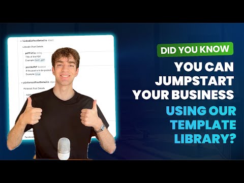 Did You Know You Can Jumpstart Your Business Using Our Template Library
