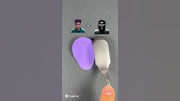 Squid Game Thanos VS Front Man Who Won? #colormixing #satisfying #asmr #squidgame2 #colormix