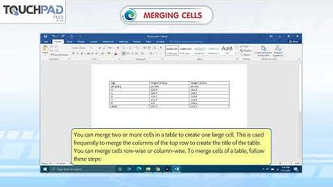 class 4 computer chapter 4 tables in ms word (part 8)