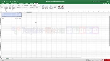 Introduction To The Excel Interface