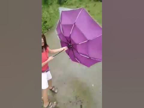 umbrella flipping| MACLENE journey #shorts #viral #funny #love - YouTube