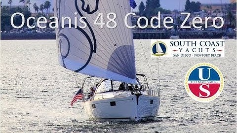 Easy Code Zero Rigging and Sailing on a 2018 Beneteau Oceanis 48