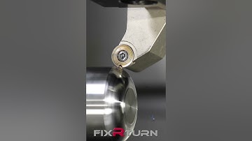 FixRTurn - Tried interrupted cutting by Round insert.