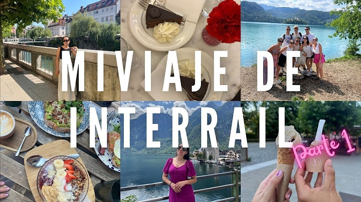 INTERRAIL EUROPA🚉 Viaje con amigos, dos semanas entre Viena, Liubliana, Bratislava y mucho más!🗺️💌