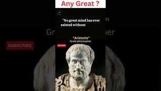 The Surprising Link Between Madness and Genius:Aristotle #shorts #aristotlequotes