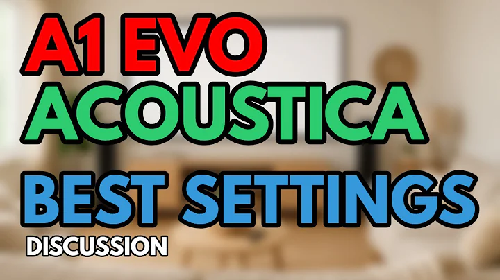 A1 Evo Acoustica Best Settings Discussion & Theory