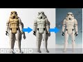 restoration vintage Stormtrooper (de-yellowing and paint) - the dark side in light (bleached)