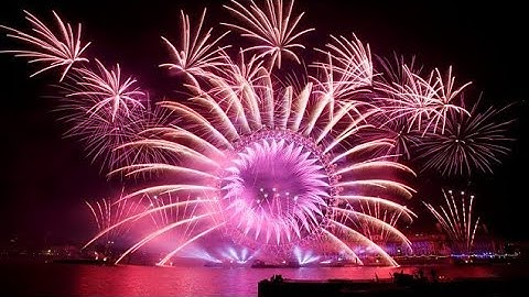 London 2025 New Year Eve Fireworks | Happy New Year Full Live London Eye Fireworks