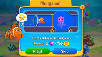 Fishdom Minigame | Help the Fish Beat the Mini-Game!!!