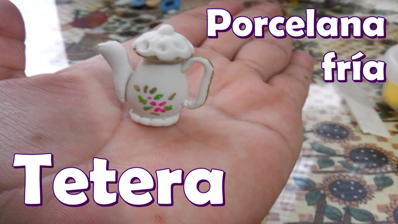 Tetera / Porcelana fría (Cold porcelain)
