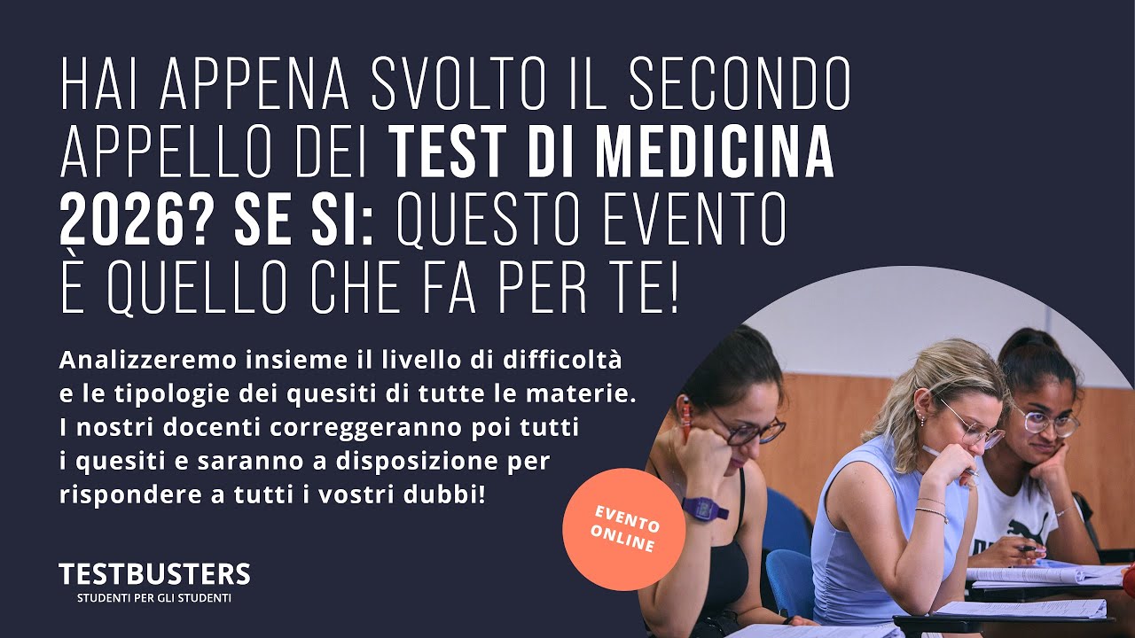 Correzione SECONDO APPELLO TEST di MEDICINA SEMESTRE FILTRO 2025