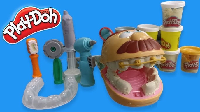 Dentist Playdough Set Dinosaur Doctor Playdough Set Doctor Drill And Fill  Playset Playdough Toy Set Pretend Play Set For Boys