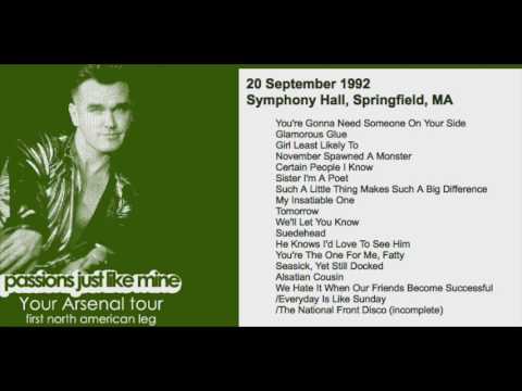morrissey---september-20,-1992---springfield,-ma,-usa-(full-concert)-live