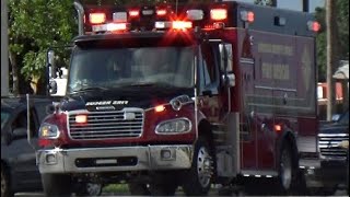 Broward County Sheriffs Office Rescue 37 responding to Major Accident