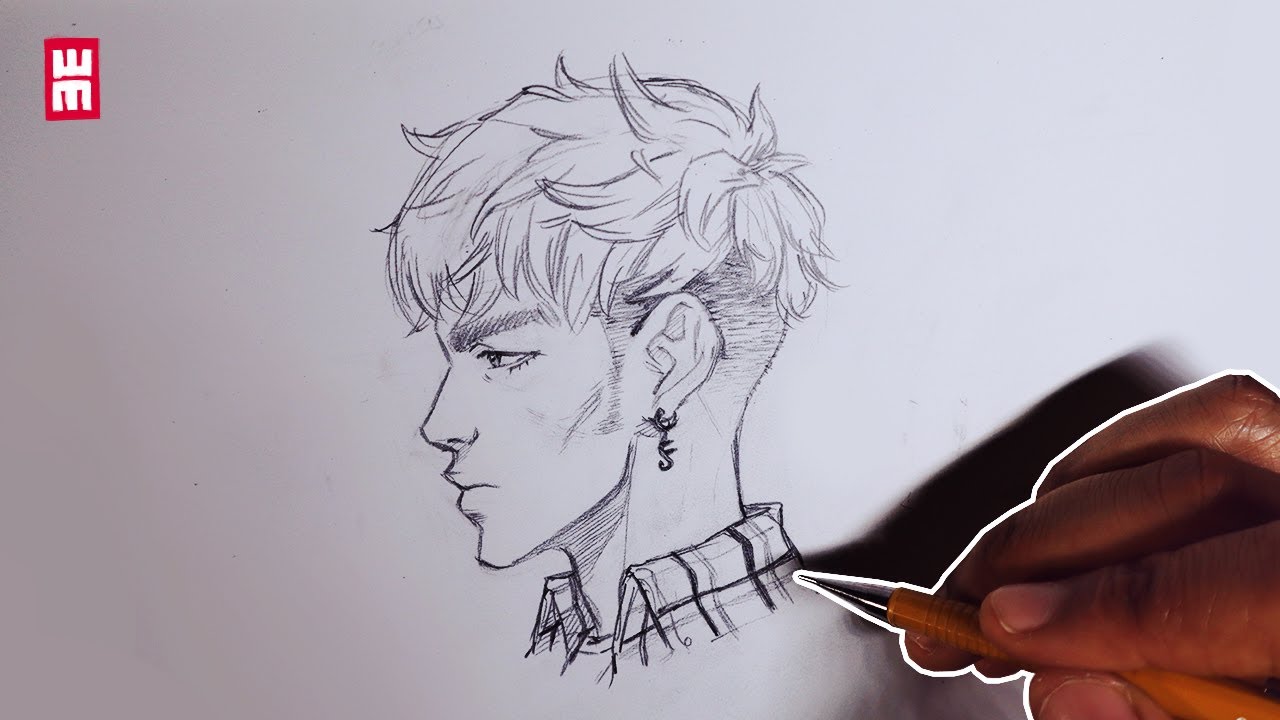 Featured image of post Male Face Male Anime Boy Side View Side view male anime face drawing tutorial photo draw anime boy side view 14