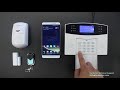 HOMSECUR LA01 GSM Wireless Alarm System - HOW TO QUICK GUIDE