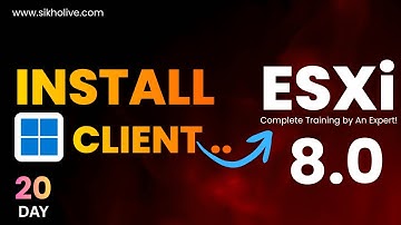 How to Install Windows Client OS on VMware ESXi Host Step By Step | VMware Training