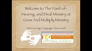 ASL Class Chapter 12 Part 2: Adjectives