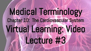 Medical Terminology | Virtual Learning Chapter 10 Video Lecture #3