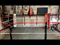 Home double garage boxing gym.