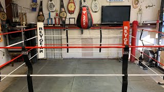 Home double garage boxing gym.