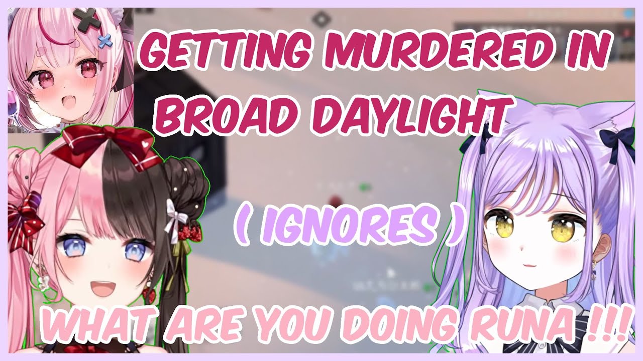 RUNA leaves HINANO to DIE !!! RUNA's PON makes Hinano and Chihiro ANGRY [VSPO ENG SUB]