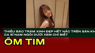 Thiều Bảo Trâm xinh đẹp hết nấc trên sân khấu, dàn ca sĩ nam ngồi