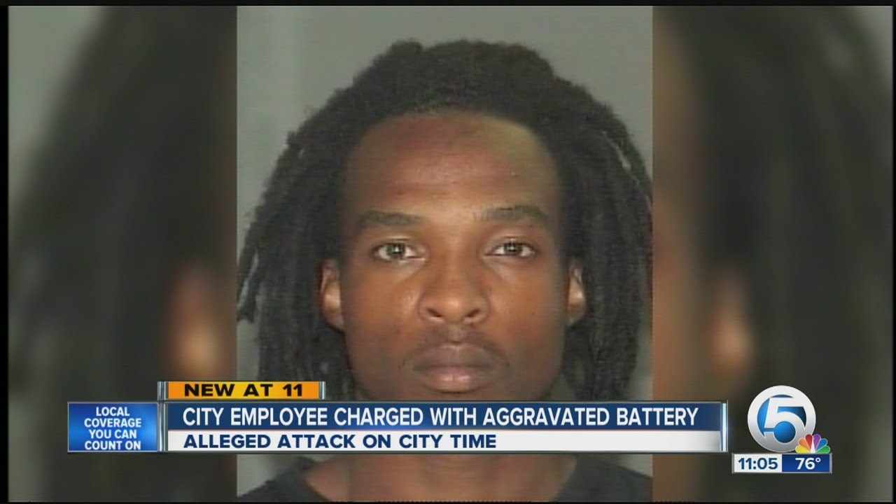 City employee charged with aggravated battery - YouTube