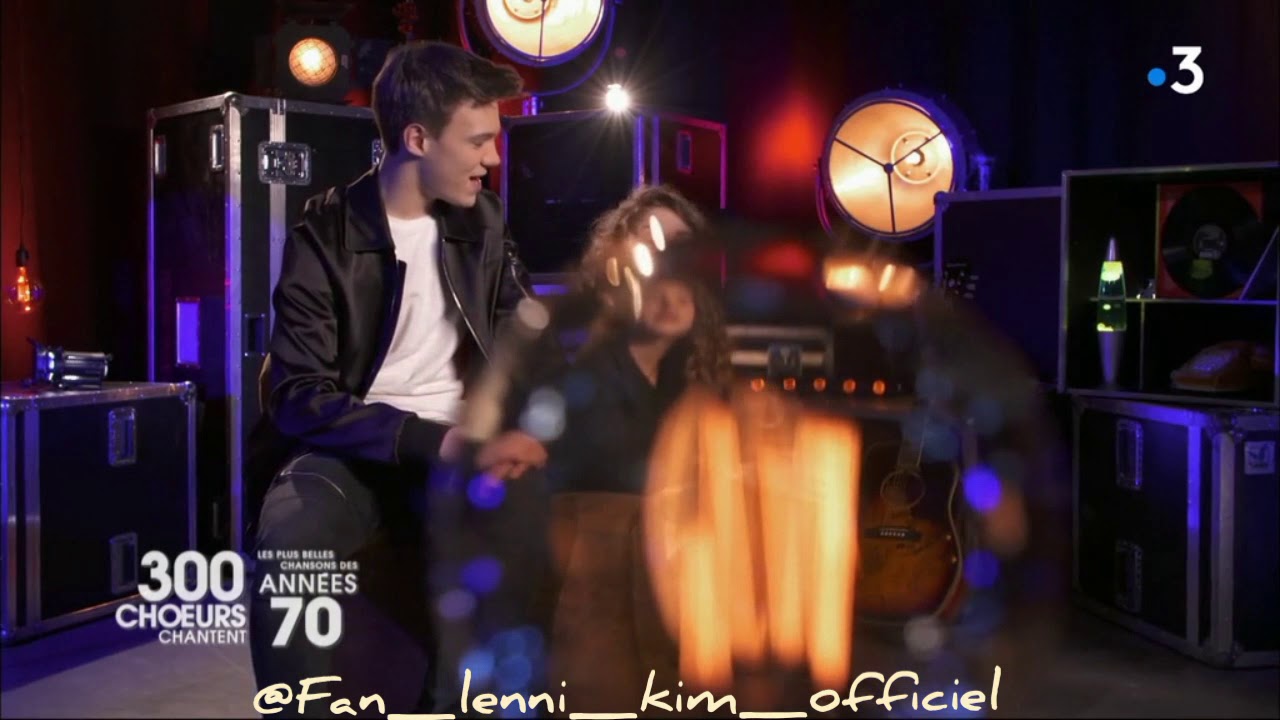 Lenni-Kim et Lou dans l'émission 300 chœurs
