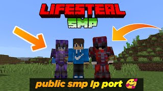 Join new lifesteal smp 😎  minecraft public smp ip port | 24/7 online 🔥