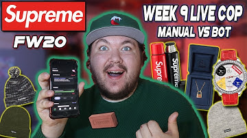 Supreme FW20 Week 9 Live Cop! Swiftsole IOS Cook!! |  (Manual Vs Bot Live Cop!!!)