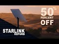 Getting SpaceX Starlink At A 50% Discount
