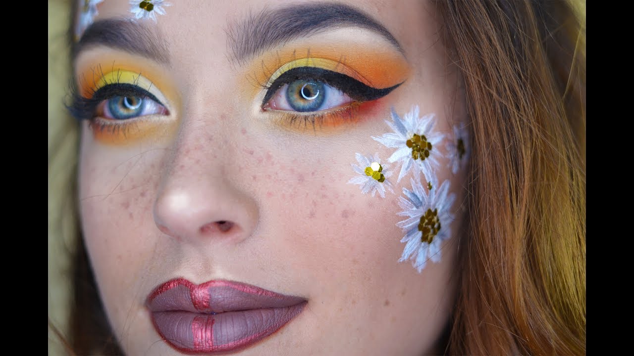 Summer Daisies Makeup Tutorial YouTube