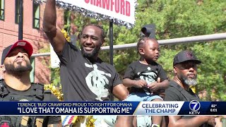 Terence 'Bud' Crawford holds press conference ahead of parade in downtown Omaha