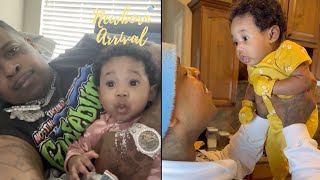 Finesse2tymes Daughter Sincere Shines His Watch With Burp During Daddy Duty! 🤮